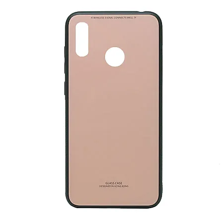 ΘΗΚΗ HUAWEI P SMART 2019 GLASS CASE ΡΟΖ