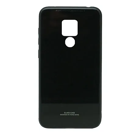 ΘΗΚΗ HUAWEI MATE 20 GLASS CASE ΜΑΥΡΟ