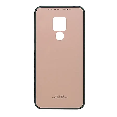 ΘΗΚΗ HUAWEI MATE 20 GLASS CASE ΡΟΖ