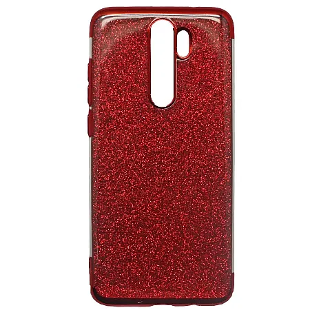 Θήκη για Xiaomi Redmi Note 8 Pro Eco TPU Glitter (κόκκινο)
