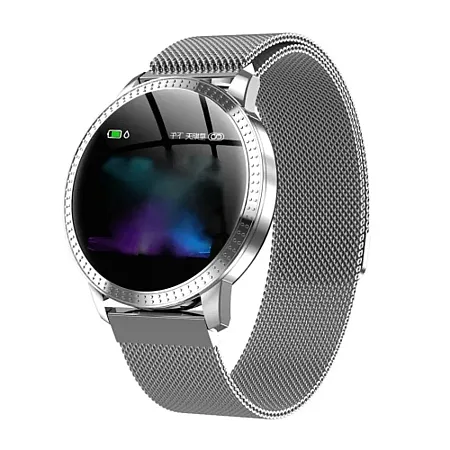 Smartwatch CF18 PLUS (ασημί)