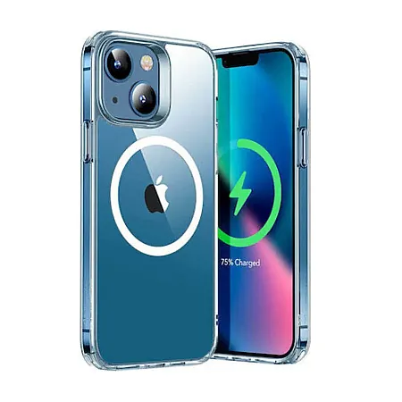 Θήκη για iPhone 12 Mini Mag Safe Back Cover Σιλικόνης (διάφανο)