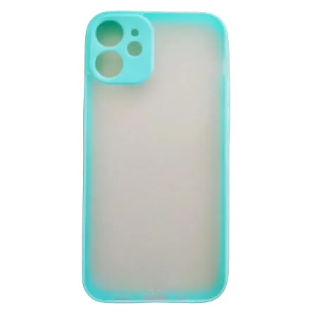 Θήκη για iPhone 12 Mini Ultra Thin With Border (σιέλ)