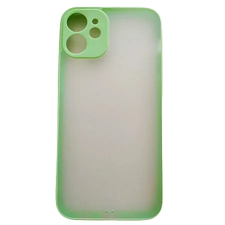Θήκη για iPhone 12 Mini Ultra Thin With Border (λαχανί)