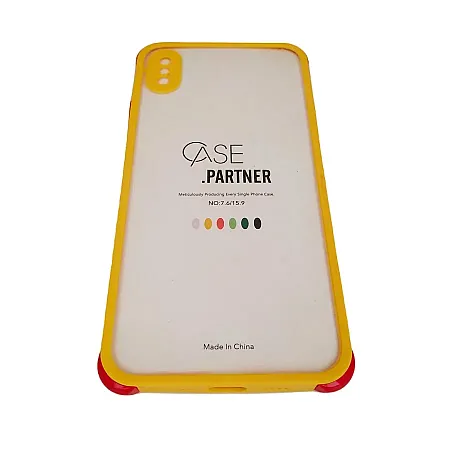 Θήκη για iPhone 12 Mini With Border X Protection (κίτρινη)