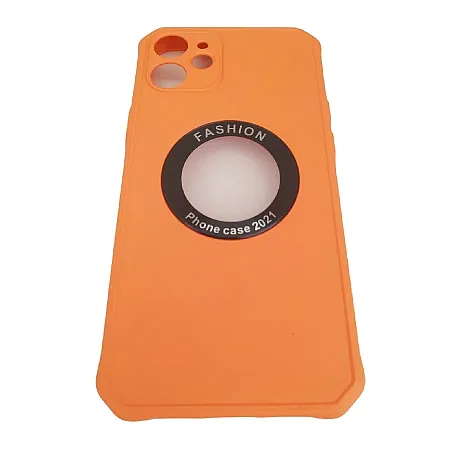 Θήκη για iPhone 12 Mini Mag Safe Back Cover Soft Touch (πορτοκαλί)