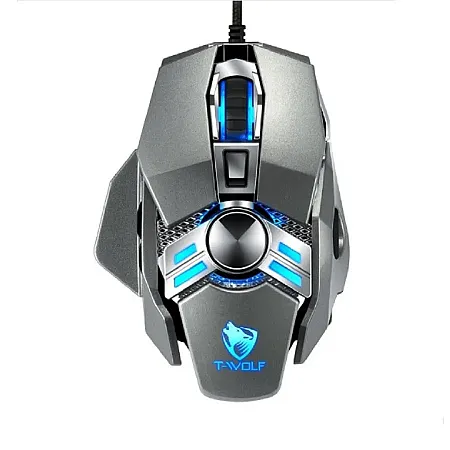 Ενσύρματο Gaming Mouse Thunder Wolf V10 Luminous Aggravated (ασημί)