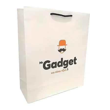 Σακούλα Καταστήματος Χάρτινη MrGadget - Μεσαία