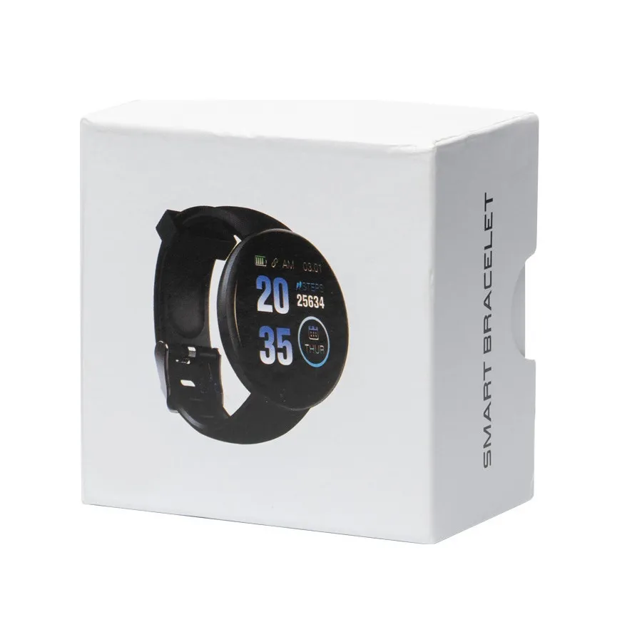 Smartwatch D18 (μαύρο)