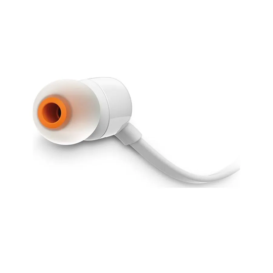 Handsfree JBL T110E In-ear 3.5mm (άσπρο)