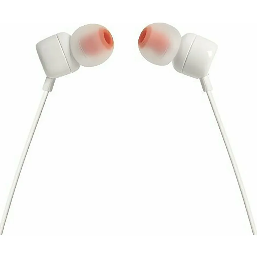 Handsfree JBL T110E In-ear 3.5mm (άσπρο)