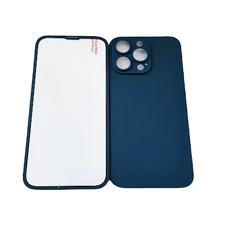 Θήκη για iPhone 12 Pro Full 360° All in One Glass (μπλε)