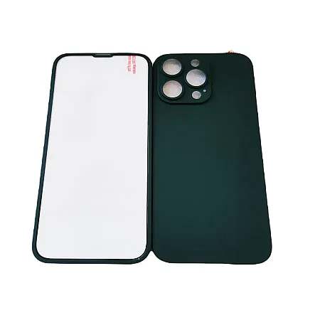 Θήκη για iPhone 12 Pro Full 360° All in One Glass (πράσινο)