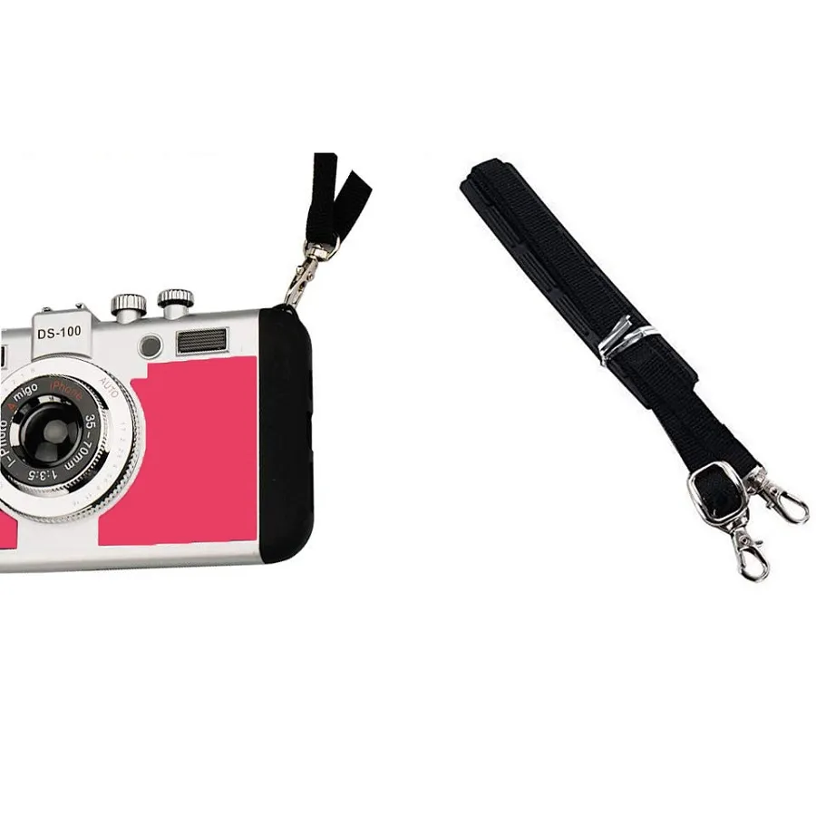 Θήκη για iPhone 12 Pro 3D Vintage Camera (ροζ)