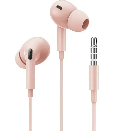 Ακουστικά Handsfree U Music 38 Jack 3,5mm InEar (ροζ)