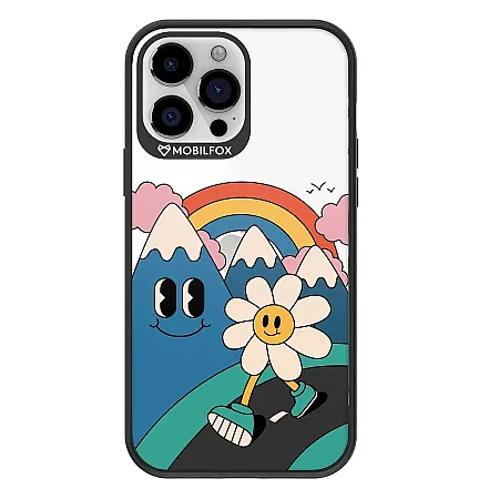 Θήκη για iPhone 13 Pro Mobilfox Road to Happiness Full-Shock  (μαύρο)