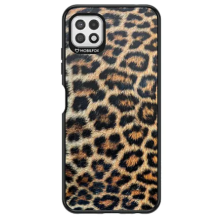 Θήκη για Samsung A22 5G Mobilfox Leopard Full-Shock  (μαύρο)