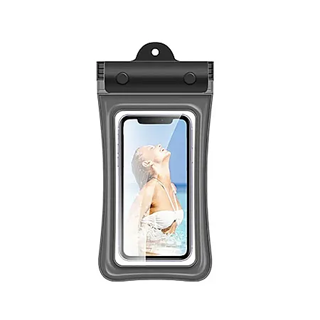 Αδιάβροχη Θήκη Κινητού που Επιπλέει (μαύρο)