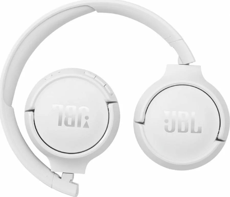 JBL Tune 510BT Ασύρματα Bluetooth On Ear Ακουστικά με 40 ώρες Λειτουργίας (άσπρο)