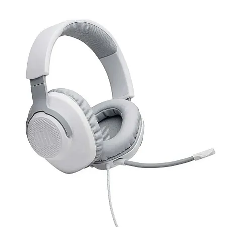 Headset Gaming JBL Quantum 100 Over-Ear (άσπρο)