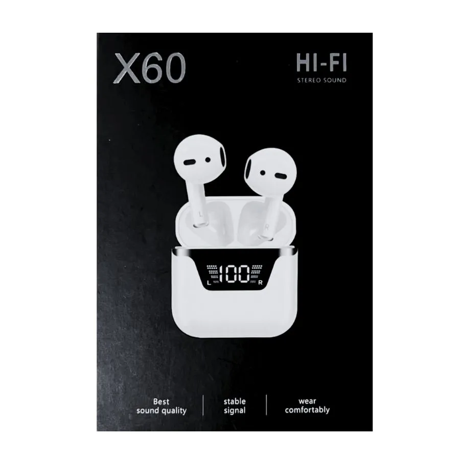Ασύρματα Ακουστικά X60 (άσπρο)