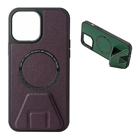 Θήκη για iPhone 14 Pro MagSafe Stand Case (μωβ)