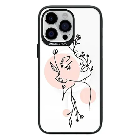 Θήκη για iPhone 13 Pro Mobilfox Confidence Clear With Magsafe Full-Shock  (μαύρο)