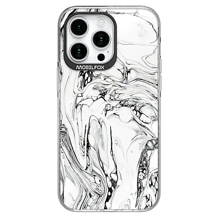 Θήκη για iPhone 13 Pro Mobilfox Ebony And Ivory Clear Transparent Full-Shock  (μαύρο)
