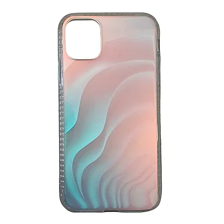 Θήκη για iPhone 12 Pro Max Silver Feather Pattern (ασημί)