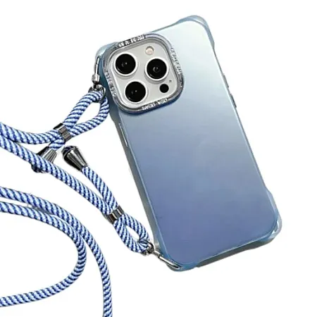 Θήκη για iPhone 11 με Λουράκι Crossbody Frosted Case (μπλε)