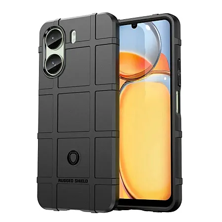 Θήκη για Samsung Galaxy A25 Square Grid (μαύρο)