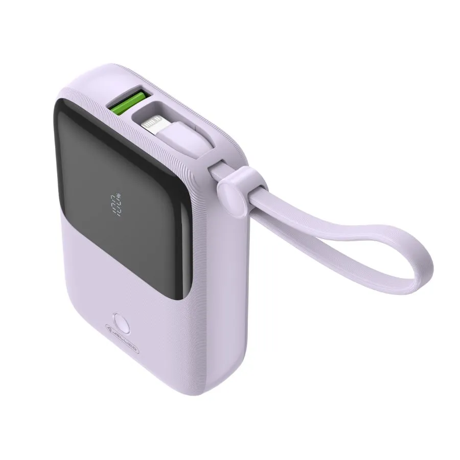 Powerbank Jellico ZP1 10000mAh Mini Super Fast (λιλά)