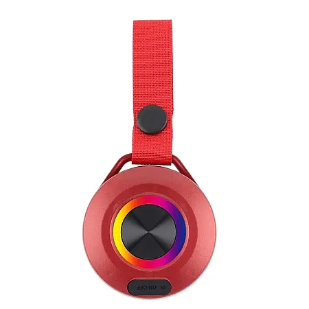 Ασύρματο Mini Ηχείο A232  RGB Φως (κόκκινο)