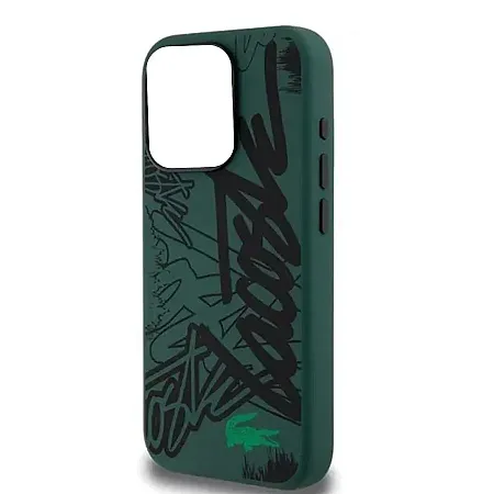Θήκη για iPhone 15 Pro Max Lacoste HC Silicone Graffiti (LCHCP15XGRAK - μαύρο)