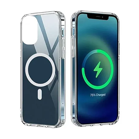 Θήκη για Samsung S25 Plus Mag Safe Back Cover Σιλικόνης (διάφανο)