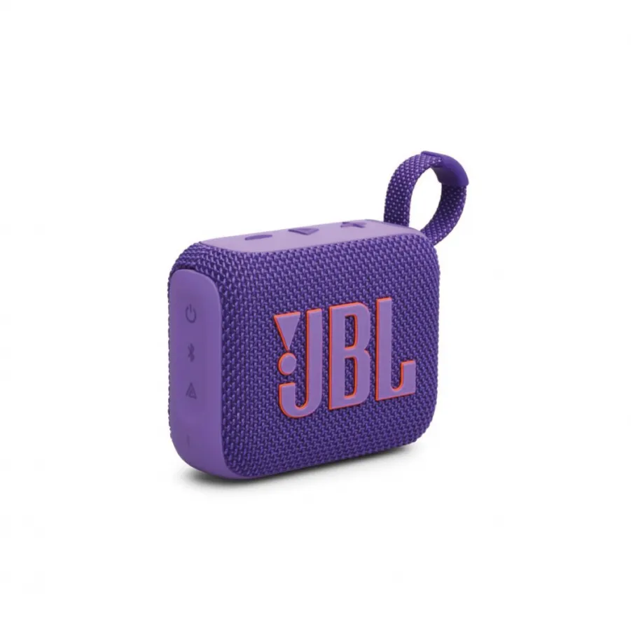 JBL Go 4 Αδιάβροχο Ηχείο Bluetooth 4.2W με 7 ώρες Λειτουργίας (Μωβ)