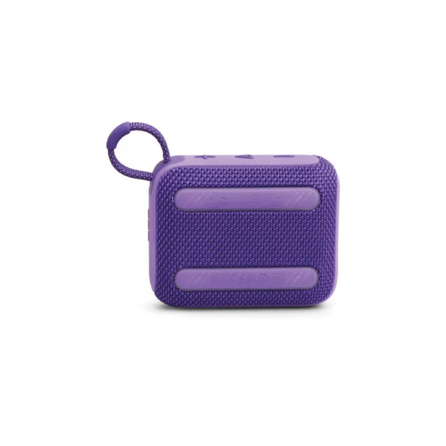 JBL Go 4 Αδιάβροχο Ηχείο Bluetooth 4.2W με 7 ώρες Λειτουργίας (Μωβ)