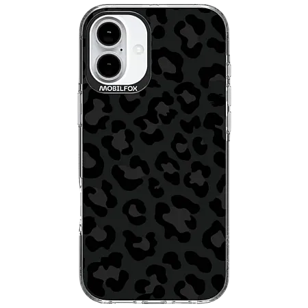 Θήκη για iPhone 16 Mobilfox BLACK LEOPARD Full-Shock