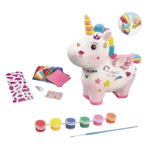 DIY Κουμπαράς – Μονόκερος με Βαφή