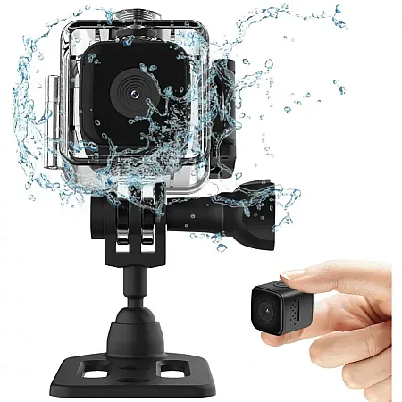 Αδιάβροχη Κάμερα  SQ28 – 1080p με IR Νυχτερινή Όραση (Μαύρο)