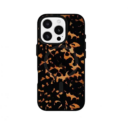 Θήκη για iPhone 16  Tortoise Brown Magsafe (Μαύρο)