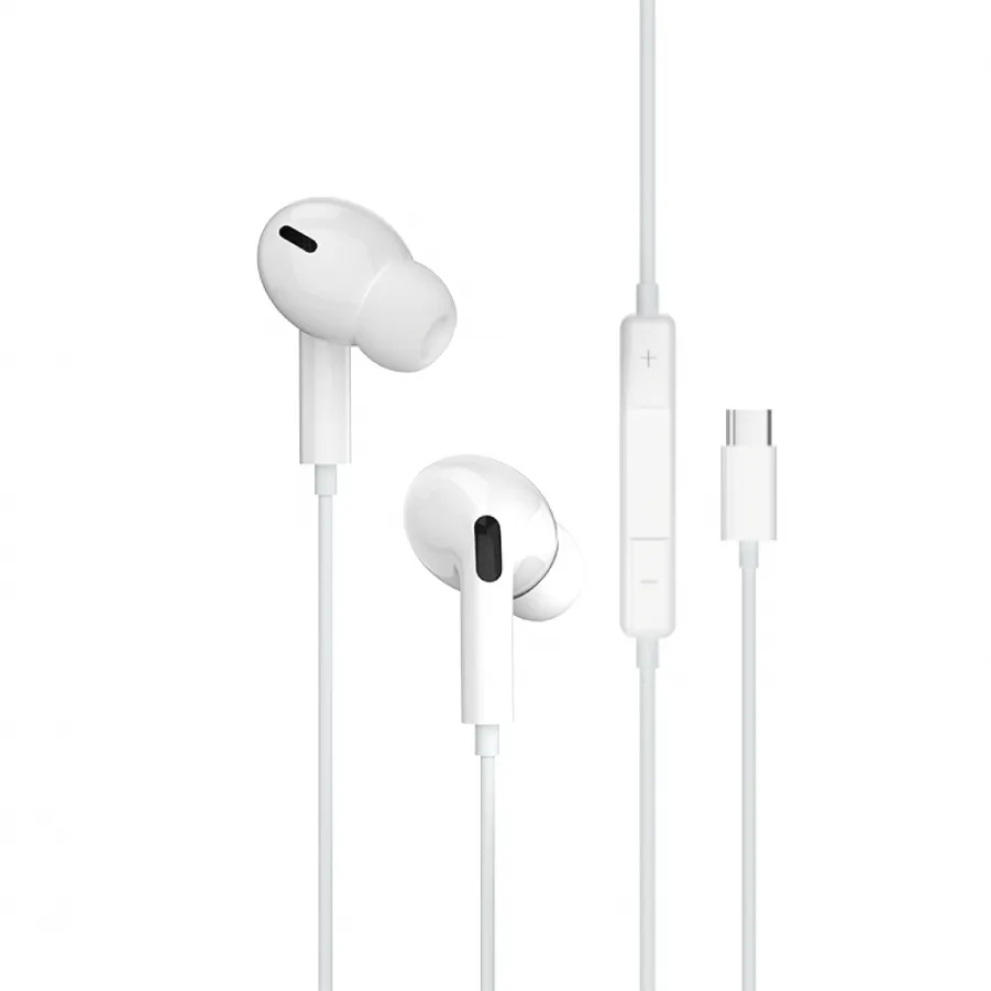 Ακουστικά Handsfree Jellico X12 Type-C (Άσπρο)