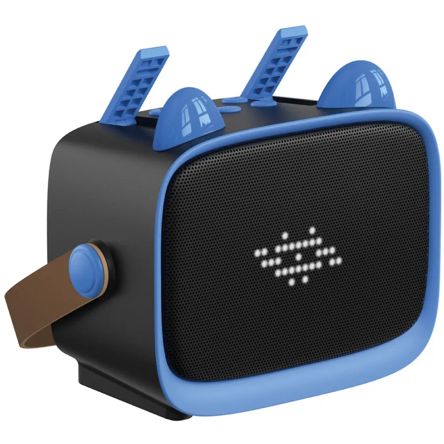 Ασύρματο Παιδικό Ηχείο Karaoke με 2 μικρόφωνα (Μπλε)