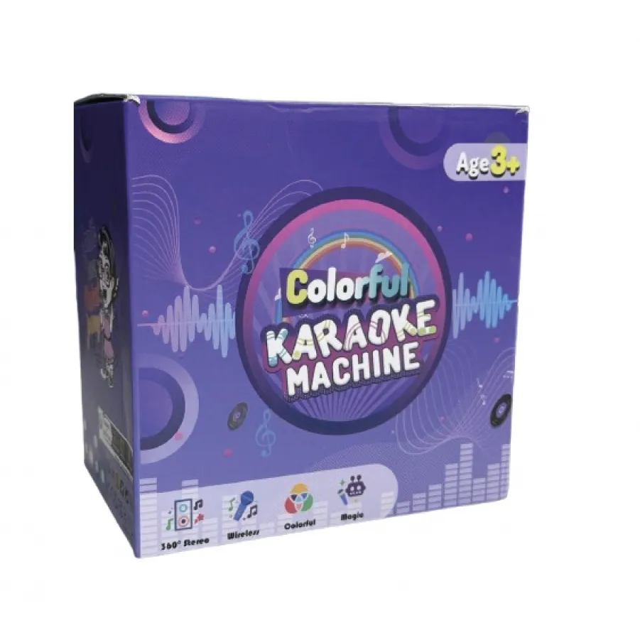 Ασύρματο Παιδικό Ηχείο Karaoke με 2 μικρόφωνα (Μπλε)