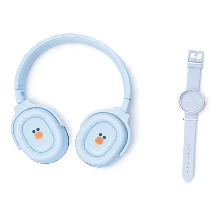 Σετ Δώρου για Παιδιά Combo Ακουστικά και Ρολόι (Μπλε)