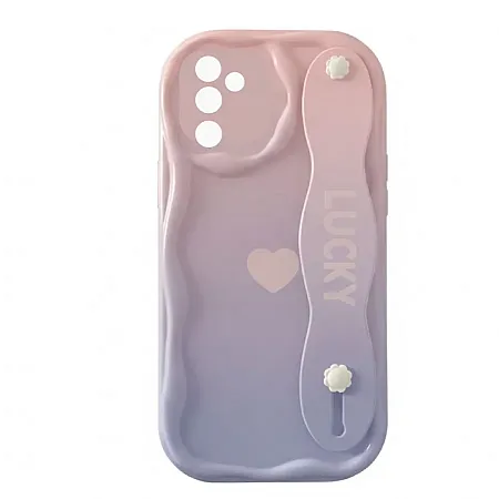 Θήκη για Samsung A56  Heart Soft TPU με Strap Holder