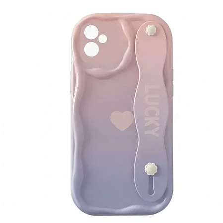 Θήκη για Samsung A07  Heart Soft TPU με Strap Holder