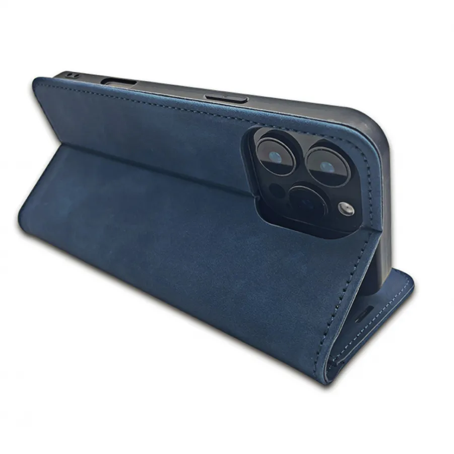 Θήκη για Samsung Galaxy A17 4G / 5G Suede Book Cover (Μπλε)
