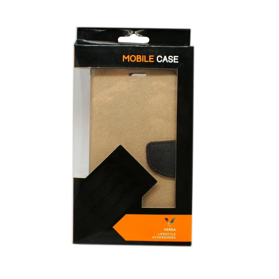 ΘΗΚΗ HUAWEI P10 PLUS FANCY BOOK ΜΑΥΡΟ - ΧΡΥΣΟ